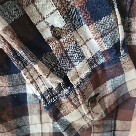 Cotton Club Button-up Plaid Shirt - Picture 4 of 5